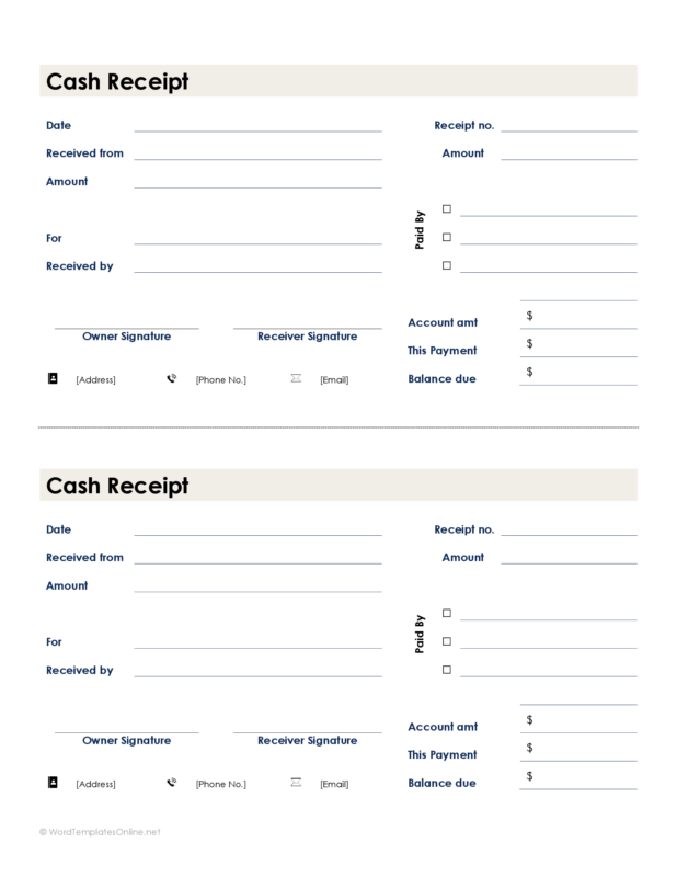 cash receipts journal